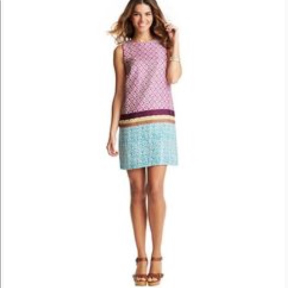 Ann Tylor Loft | printblock Linen Shirt Dress 14